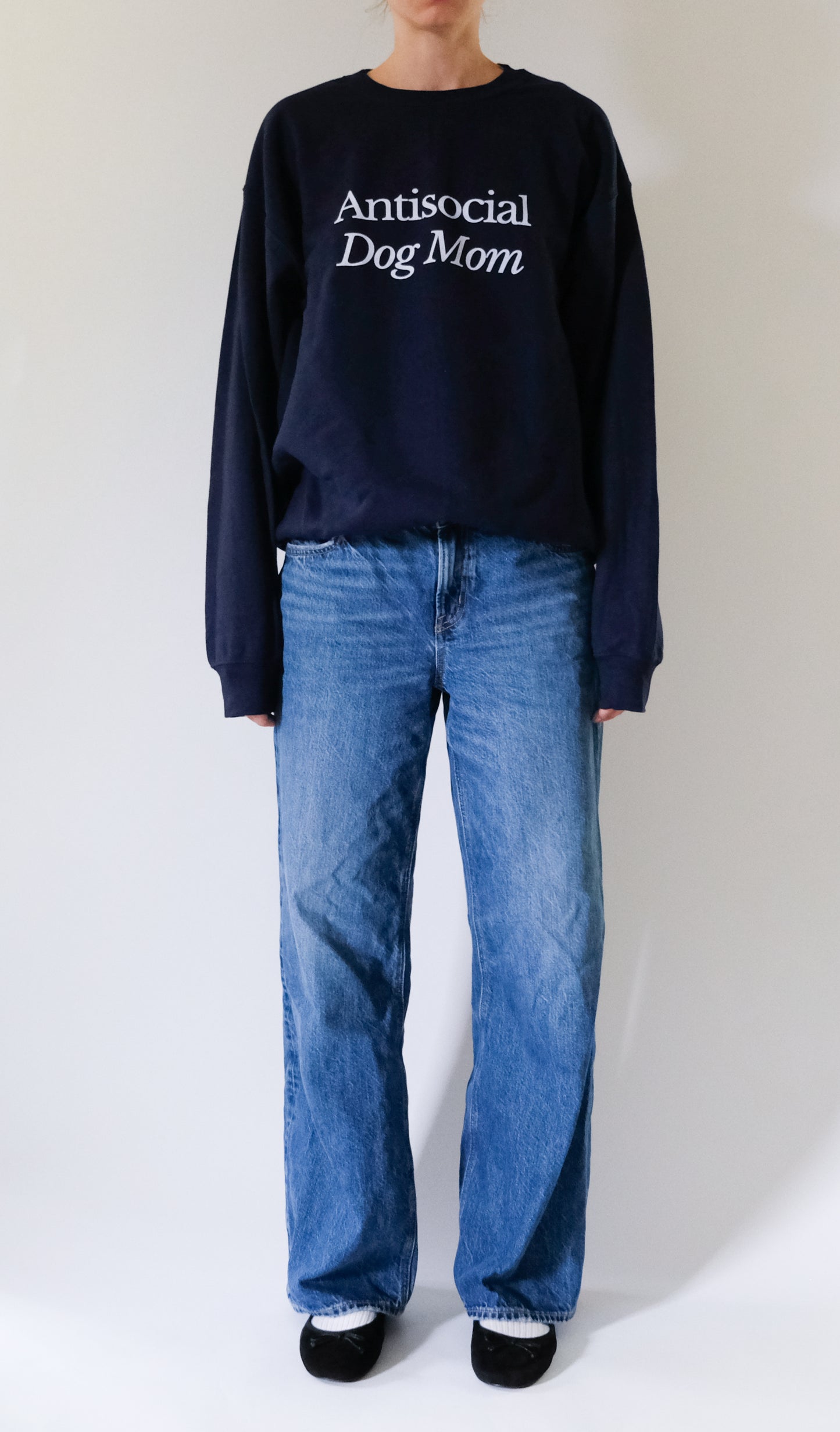 Antisocial Dog Mom Crewneck