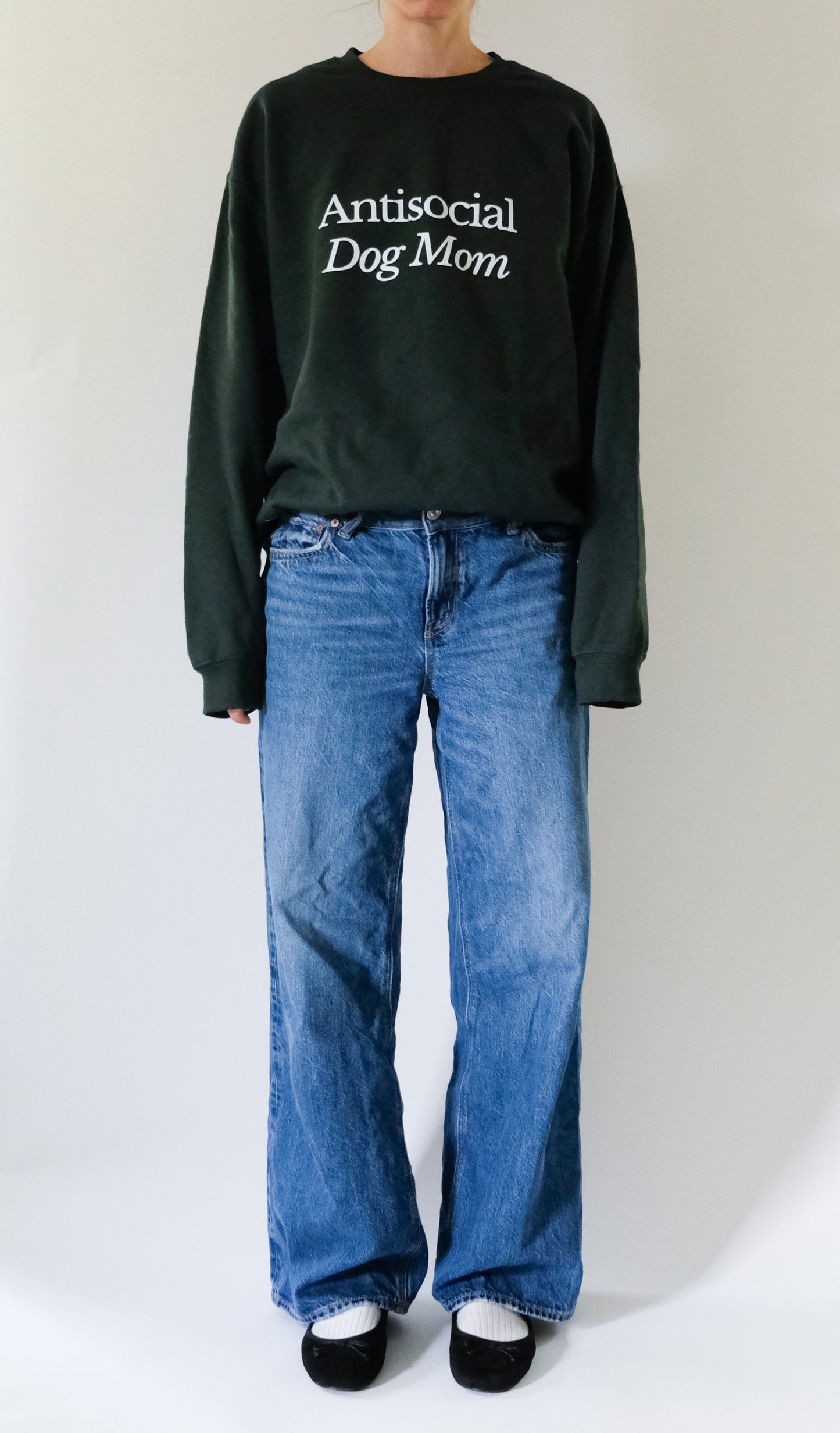 Antisocial Dog Mom Crewneck