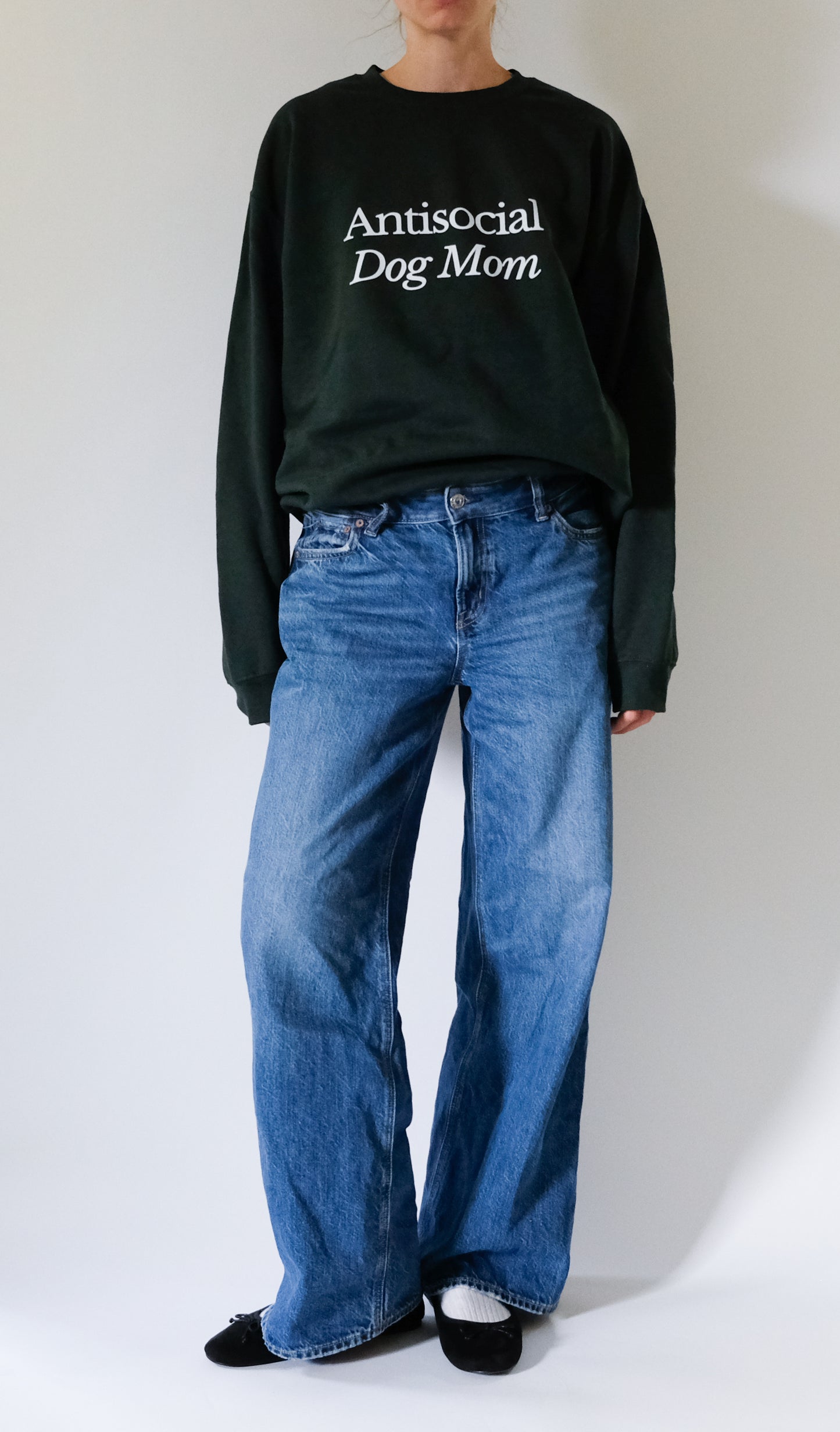 Antisocial Dog Mom Crewneck