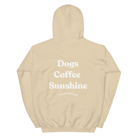 Dogs Coffee Sunshine Hoodie