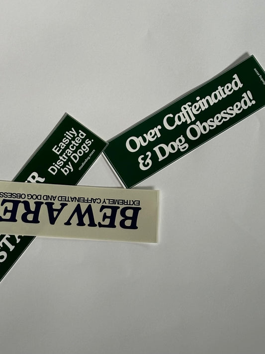 Dog Obsessed! Bumper Sticker