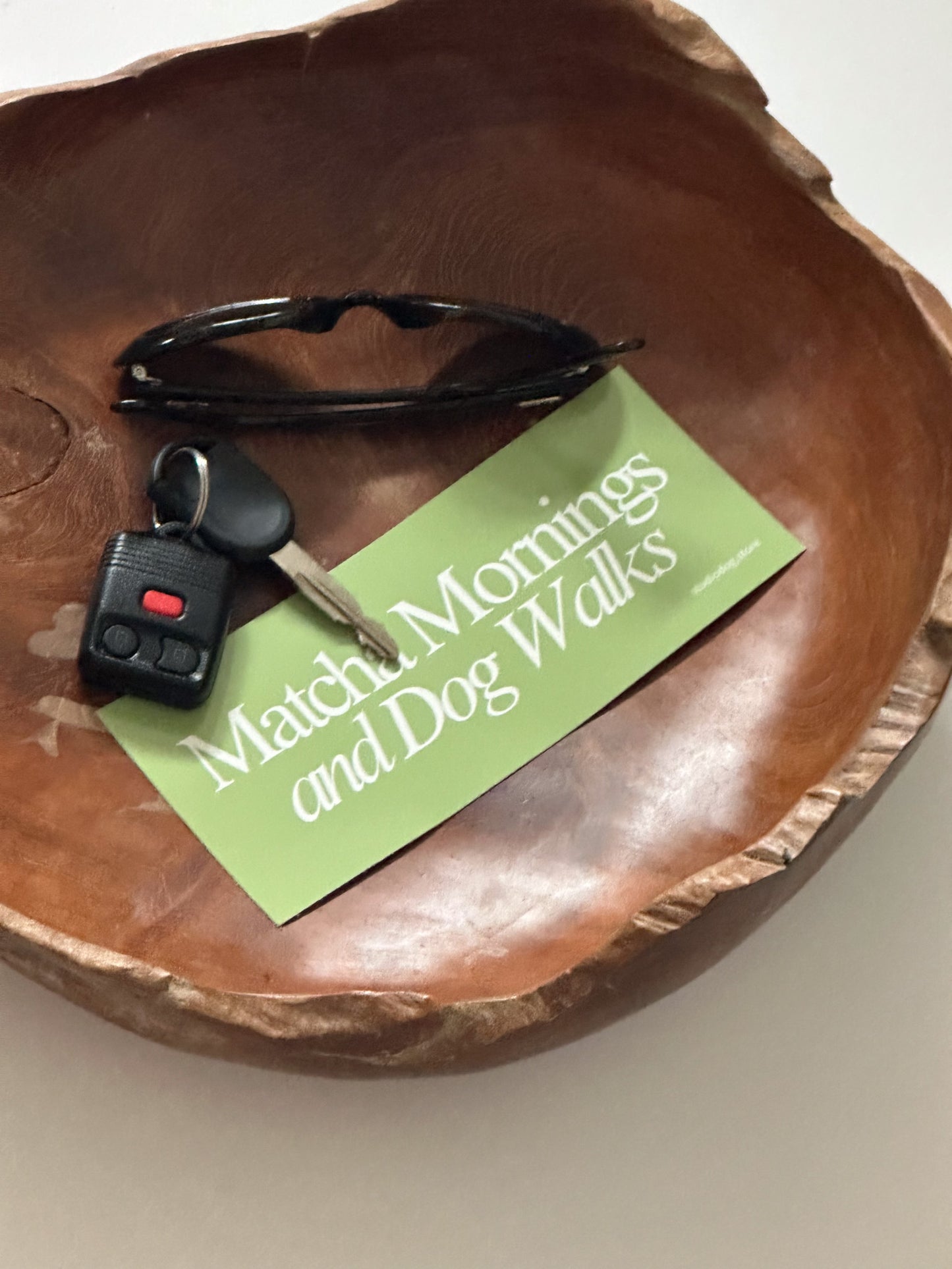 Matcha Mornings Bumper Sticker