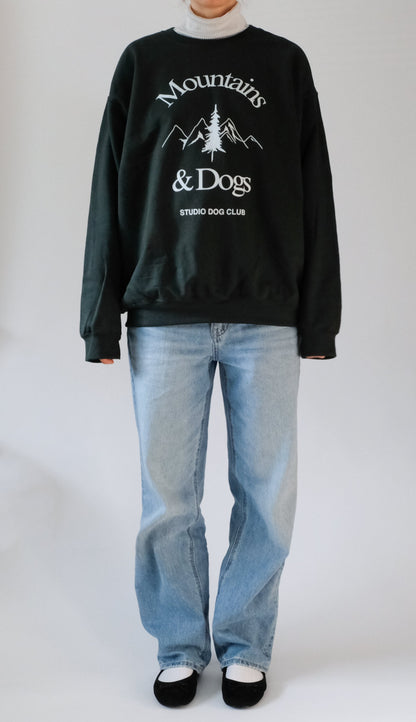 Mountains & Dogs Crewneck