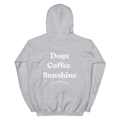 Dogs Coffee Sunshine Hoodie