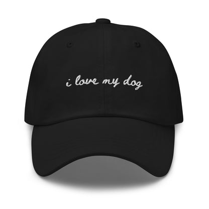 i love my dog Hat