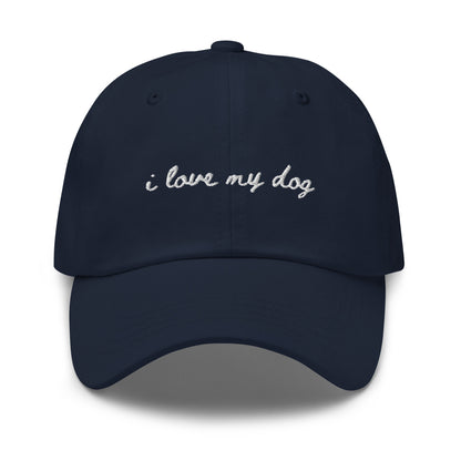 i love my dog Hat