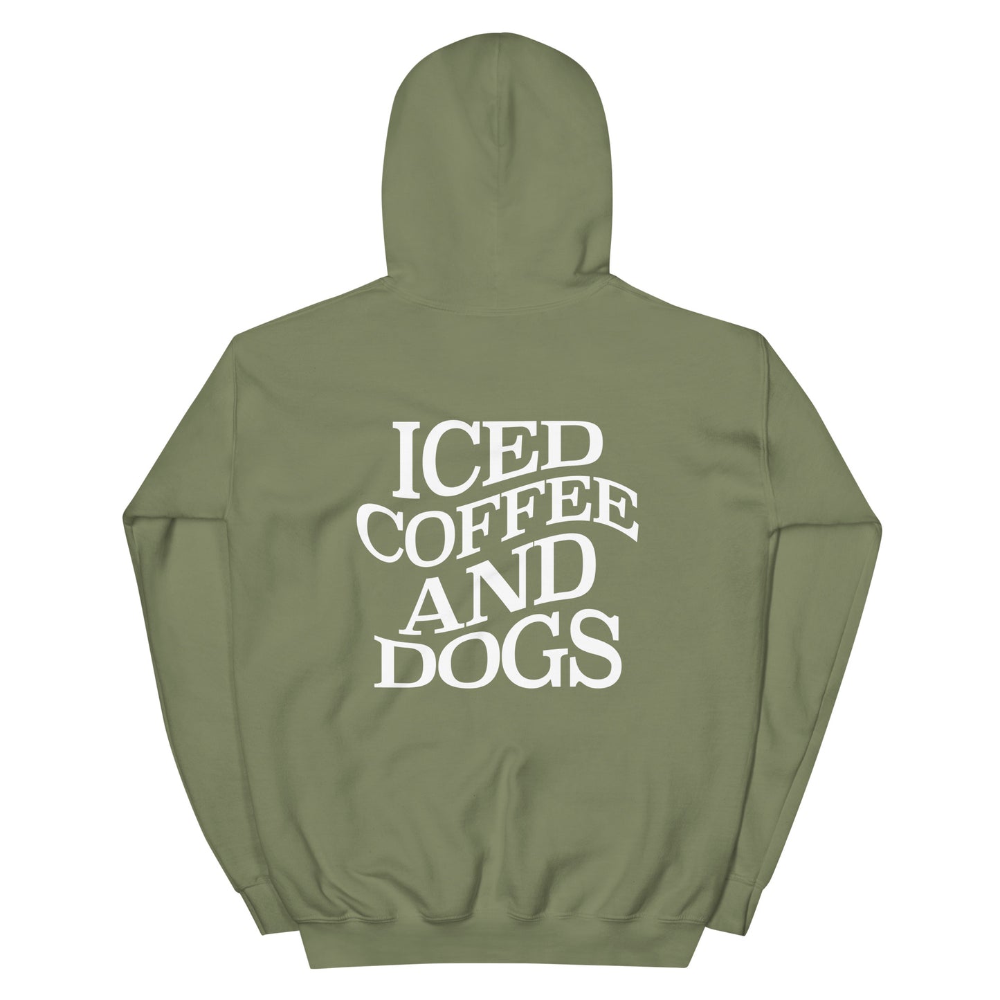 Iced Coffee and Dogs Hoodie