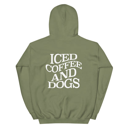 Iced Coffee and Dogs Hoodie