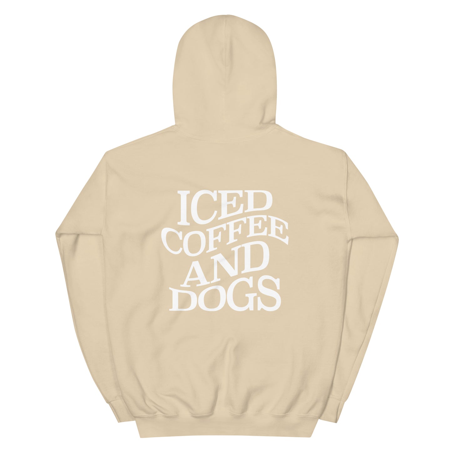 Iced Coffee and Dogs Hoodie